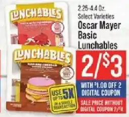 IGA Oscar Mayer Basic Lunchables offer