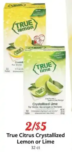 Fareway True citrus crystallized lemon or lime offer