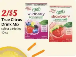 Fareway True citrus drink mix offer