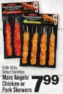 IGA Marc Angelo Chicken or Pork Skewers offer
