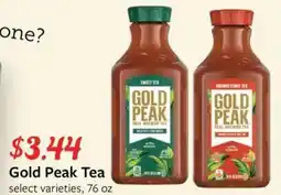 Fareway Gold peak tea offer