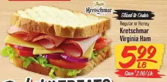 IGA Kretschmar Virginia Ham offer
