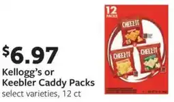 Fareway Kellogg's or keebler caddy packs offer