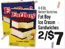 IGA Fat Boy Ice Cream Sandwiches offer