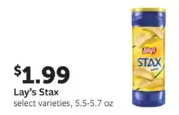 Fareway Lay's Stax offer