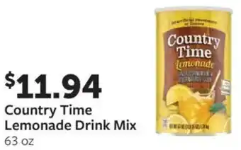 Fareway Country time lemonade drink mix offer