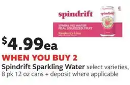 Fareway Spindrift sparkling water offer