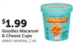 Fareway Goodles Macaroni & Cheese Cups offer