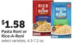 Fareway Pasta roni or rice a roni offer