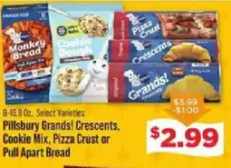 IGA Pillsbury Grands Crescents Cookie Mix Pizza Crust or Pull Apart Bread offer