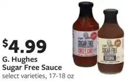 Fareway G. hughes sugar free sauce offer