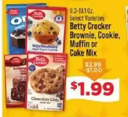 IGA Betty Crocker Brownie Cookie Muffin or Cake Mix offer