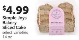 Fareway Simple joys bakery sliced cake offer