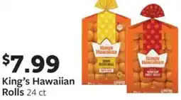 Fareway King's Hawaiian Rolls 24 ct offer