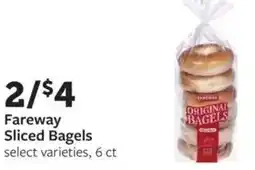 Fareway Fareway sliced bagels offer