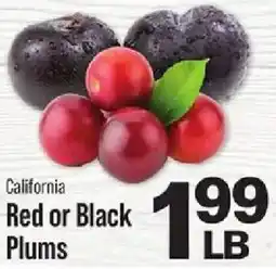 IGA Red or Black Plums offer