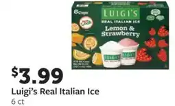 Fareway Luigi's real italian ice offer