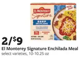 Fareway El Monterey Signature Enchilada Meal offer
