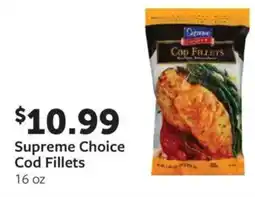 Fareway Supreme choice cod fillets offer