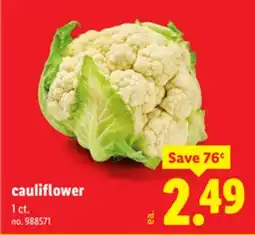 Lidl cauliflower offer