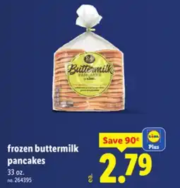 Lidl frozen buttermilk pancakes offer