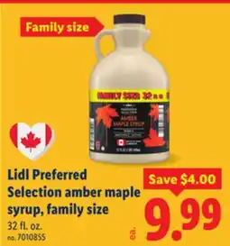 Lidl Lidl Preferred Selection amber maple syrup, family size offer