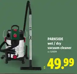 Lidl PARKSIDE wet / dry vacuum cleaner offer