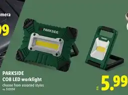 Lidl PARKSIDE COB LED worklight offer