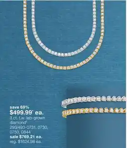 JC Penney 3 ct. t.w. lab-grown diamond§ offer