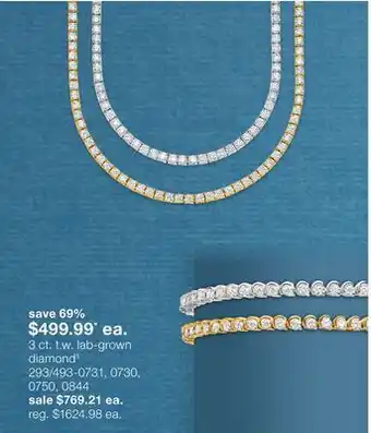 JC Penney 3 ct. t.w. lab-grown diamond§ offer