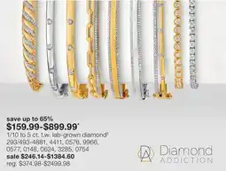 JC Penney 1/10 to 5 ct. t.w. lab-grown diamond§ offer