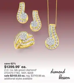 JC Penney 2 ct. t.w. lab-grown diamond‡ offer