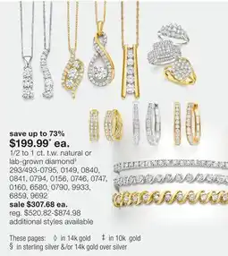JC Penney 1/2 to 1 ct. t.w. natural or lab-grown diamond§ offer