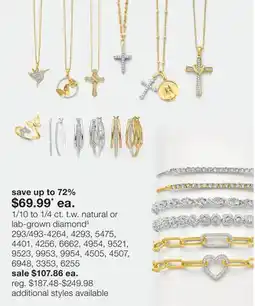 JC Penney 1/10 to 1/4 ct. t.w. natural or lab-grown diamond§ offer