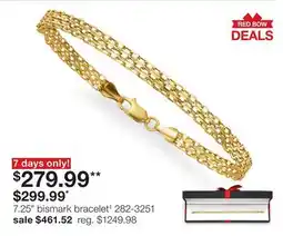 JC Penney 7.25 bismark bracelet‡ offer