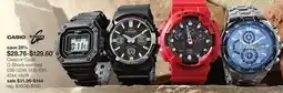 JC Penney Casio or Casio G-Shock watches offer