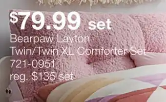 JC Penney Bearpaw Layton Twin/Twin XL Comforter Set offer