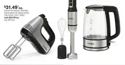 JC Penney Cooks Immersion Blender, Hand Mixer Or Glass Kettle offer