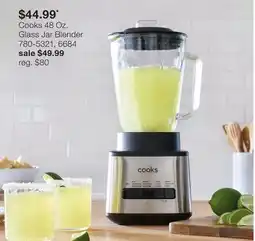 JC Penney Cooks 48 Oz. Glass Jar Blender offer