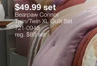 JC Penney Bearpaw Connor Twin/Twin XL Quilt Set offer