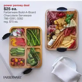 JC Penney Farberware Build-A-Board Charcuterie Serveware offer
