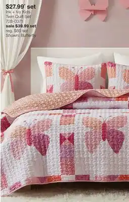 JC Penney Ink + Ivy Kids Twin Quilt Set offer