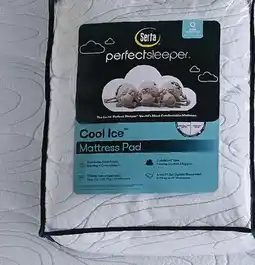 JC Penney Serta Perfect Sleeper Cool Ice Standard/Queen Pillow Protector offer