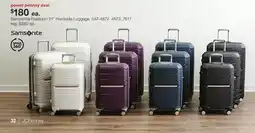JC Penney Samsonite Freeform 21 Hardside Luggage offer