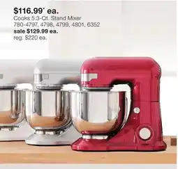 JC Penney Cooks 5.3-Qt. Stand Mixer offer