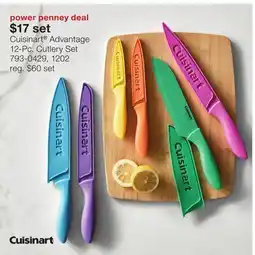 JC Penney Cuisinart Advantage 12-Pc. Cutlery Set offer