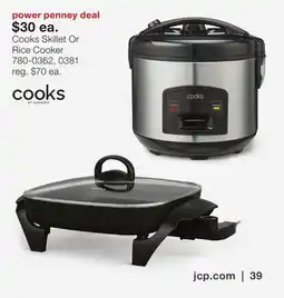 JC Penney Cooks Skillet Or Rice Cooker offer