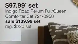 JC Penney Indigo Road Perum Full/Queen Comforter Set 721-0958 offer