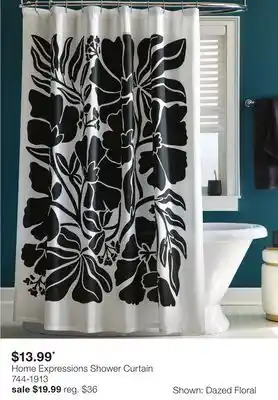 JC Penney Home Expressions Shower Curtain offer