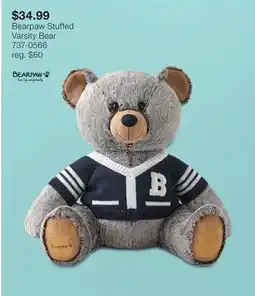 JC Penney Bearpaw Stuffed Varsity Bear offer